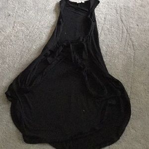 Black tieup dress
